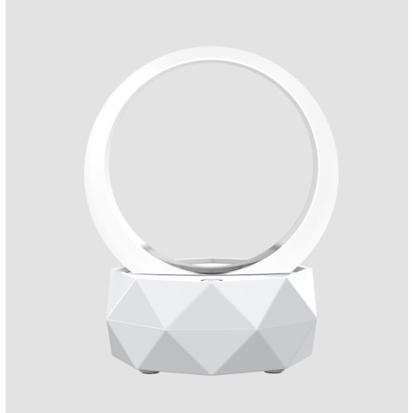 Nattljus Bluetooth högtalare, smart trådlös färgglad Bluetooth högtalare för hemmet (vit),