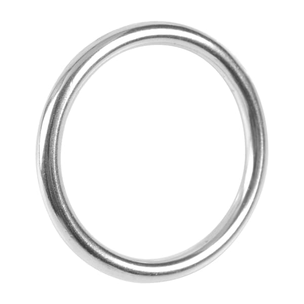 304 Rostfritt Stål Svetsad O-ring 5mm Linjediameter 45mm Innerdiameter Dykningstillbehör
