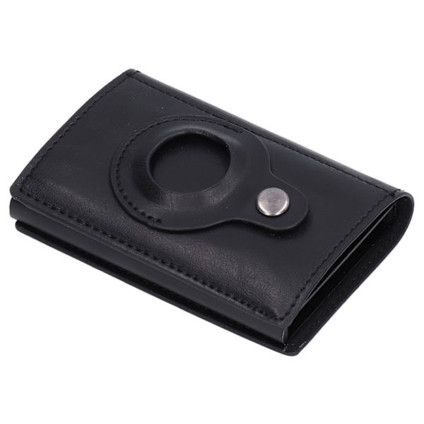 Anti Lost RFID-blokerende Kortholderpung Sort