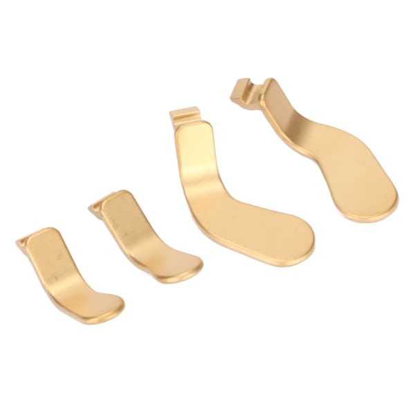 4 stk. kontrollpaddler i rustfritt stål, reservedeler til Xbox One Elite Controller Series 2 Model 1797 Gull