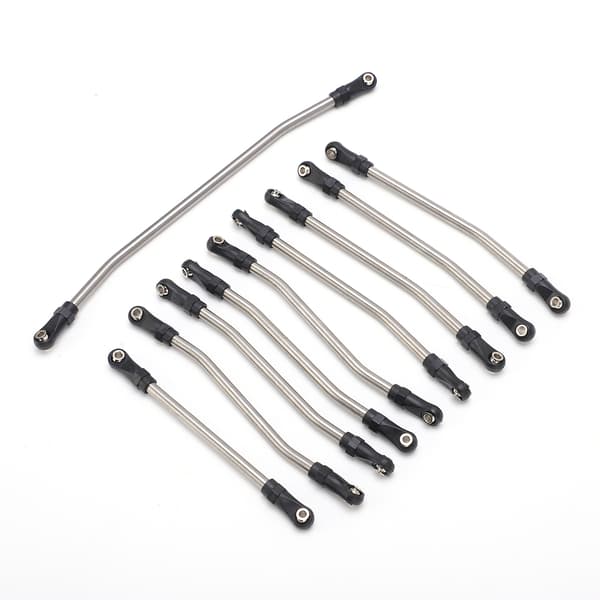 Sæt med Link Rods i rustfrit stål til Axial Wraith 1/10 RC-bil (10 stk)