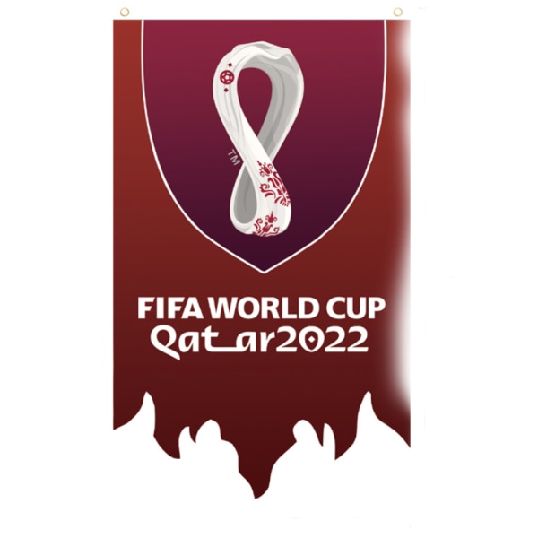 2022 kartel VM flag bar klub emblem dekoration hængende flag fans jublende flag