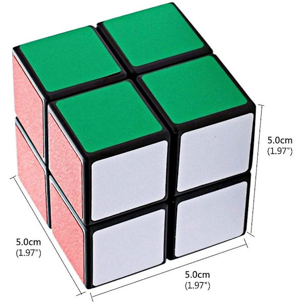 Andra ordningens Rubiks kub, mattsvart