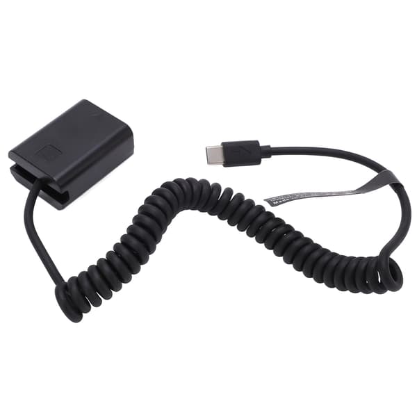 Type C Strømadapter DC Kobler FW50 Fuldt Dekodet Dummy Batteri til Sony A6000 A6500 A9 A7