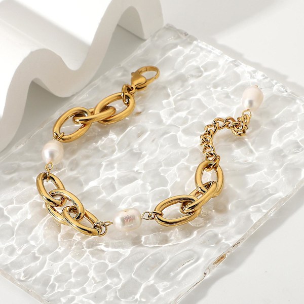 Armband Baroque Pearl Daily Outfit Metallic Element B1472