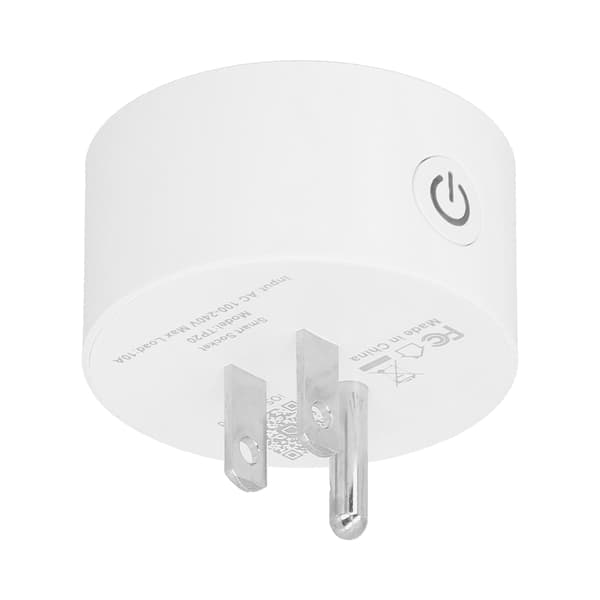 Smart WiFi-kontakt med timer, fjernkontroll, stemmeassistent US 90-250V