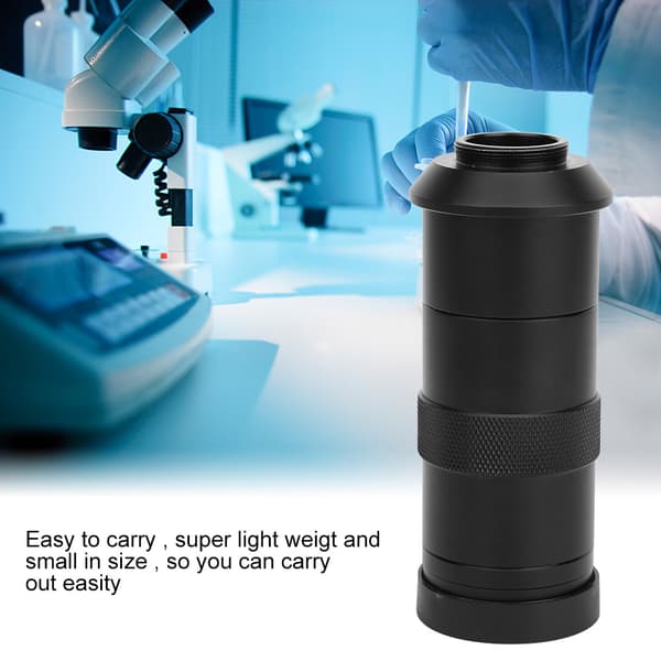 100X Digital Mikroskop Kamera C Mount Lins Zoom Okular Förstoringslins