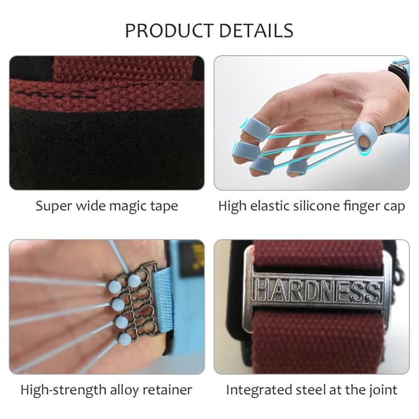 Finger Hand Extensor Trainer Motståndsband Stärkare Flexion Extension Övning
