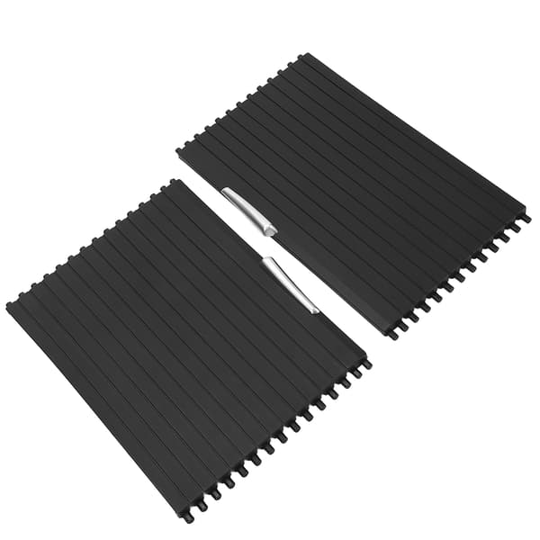2 stk Senterkonsoll Rullgardin Deksel 51166954943 Gummiutskifting for E70 X5 SAV 2007‑2013