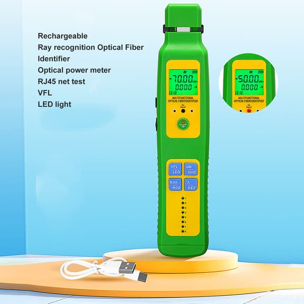 VFL Visuel Fejlfinder 70dBm LED Fiberoptisk Effektmåler 800 1700nm