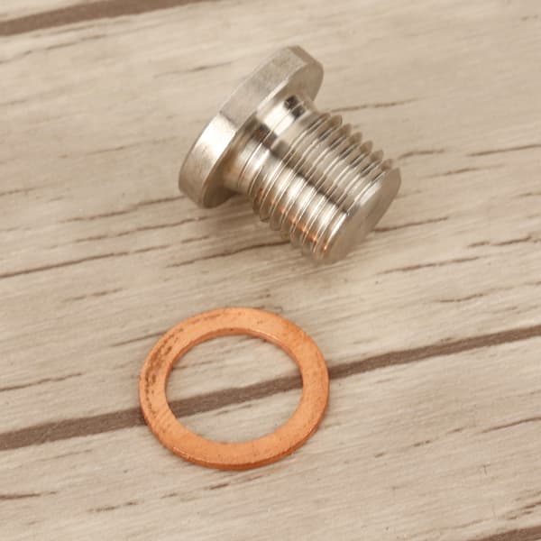 M12 1.25mm Oksygen O2 Lambda Sensor Blindplugghette for Motorsykler Biler Tilbehør