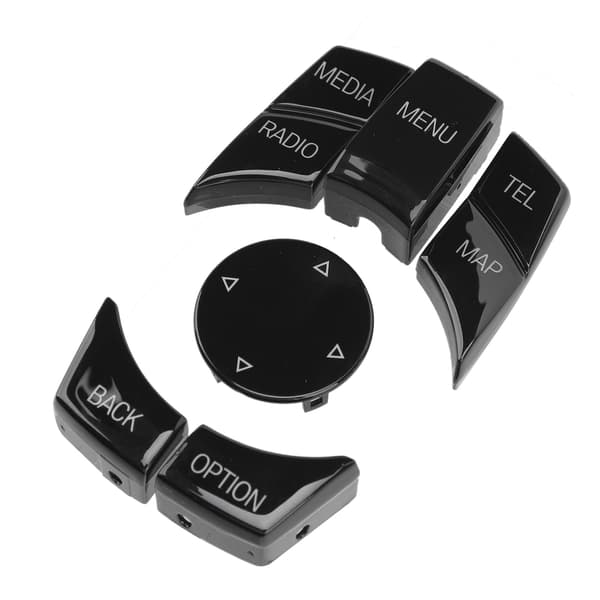 Sentral Konsoll Multimedia Knappesett Multi Media Kontroll Tast Deksel for E84 E70 E71 E72 E81 E82 E Chassis Glossy Black