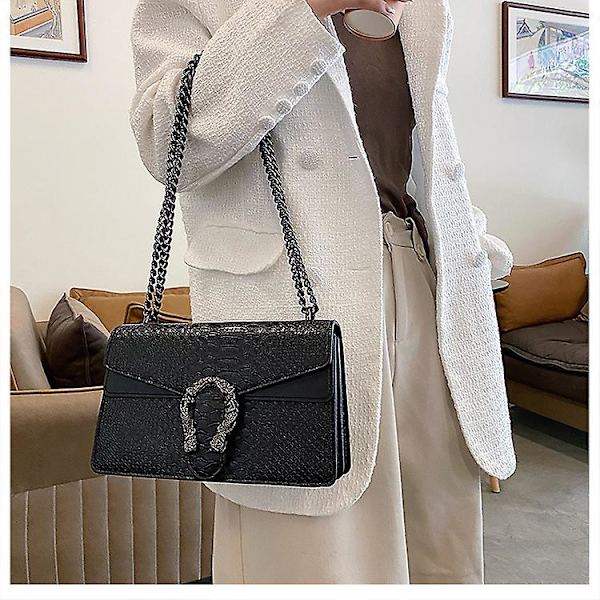Small Shoulder Messenger Håndtaske til kvinder/pu Læder Cross-body telefontaske Pung med kortpladser og skulderrem A916-551
