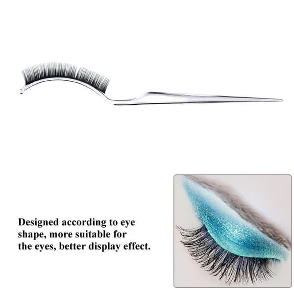 2. Ympande Eyelash Extension Tool Lash Holder Display Stick Hvit
