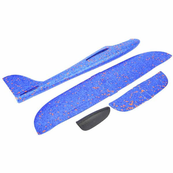 Foam Hand Throw Airplane - Blå utomhusleksakspresent för barn