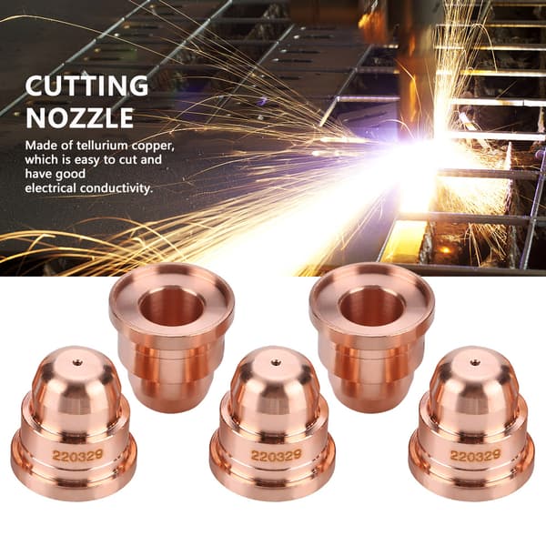 MAX1250 Plasma Cutter Torch Dyse Sett 5 Deler