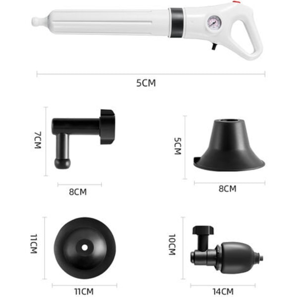 Toilet Unblocker, High Pressure Toilet Pipe Unblocker