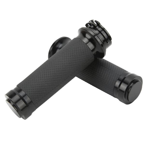25 mm Motorcykelstyr Sort Komfortgreb Anodiseret Universal Rustfri