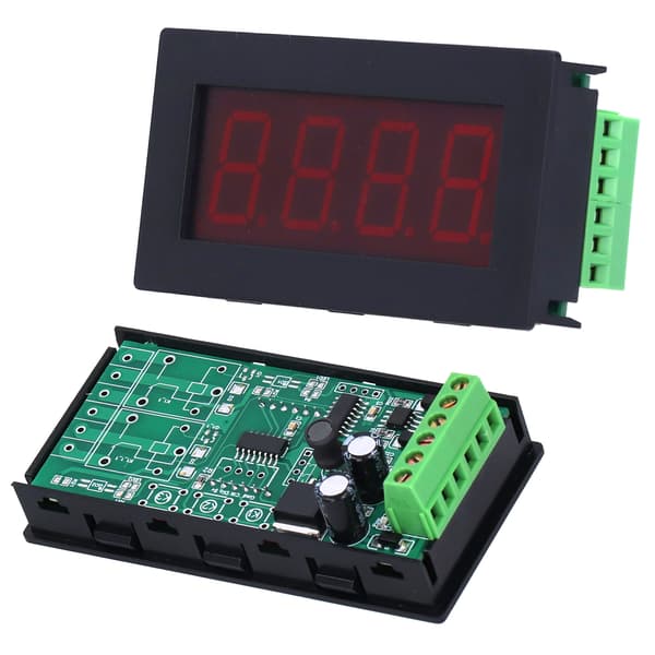 PLC Display LED Seriellportmätare Kommunikation 4 Siffror DC 5-36V för MODBUS RTU RS485