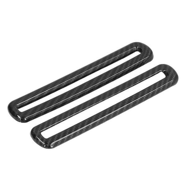 2ST Karbonfiberstil AC Ventil Trim Erstatning for Dodge Challenger 2015 2021