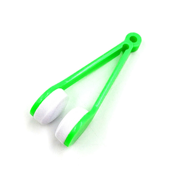 【XiYa store】30 kappaletta silmälasien puhdistustarvikkeita, mikrokuitulasinen linssien puhdistaja, kannettava hiilikuitukuivain silmälasien puhdistuspyyhkeet Green