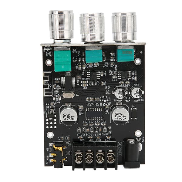 BT 5.0 Förstärkarkort 2 Kanaler 2x50W Bas Diskant Kontroll Effektförstärkarmodul Hemmabio DC9‑24V
