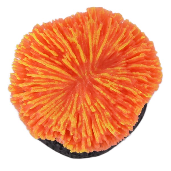 Kunstig Gress Akvarium Landskap Ornament Oransje