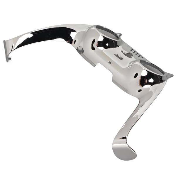 PS5 Controller Frontplade DIY Erstatningsklemme Dekorationstilbehør med Joystickbeskytter Sølv