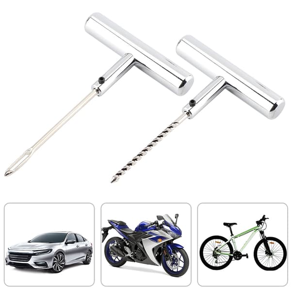2-pack Däckreparationssats för Motorcyklar och Bilar