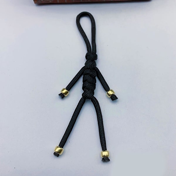 Sailor Cord avaimenperäriipus käsintehty neule Ihmisen muotoinen köysi riippuva koriste pussin leikkaustyökaluun Black