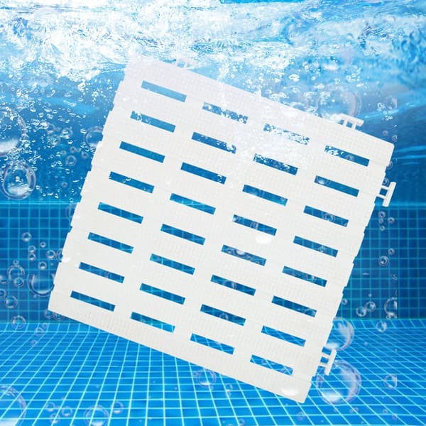 Halkfria PVC Poolgolvmattor 4 st Vita