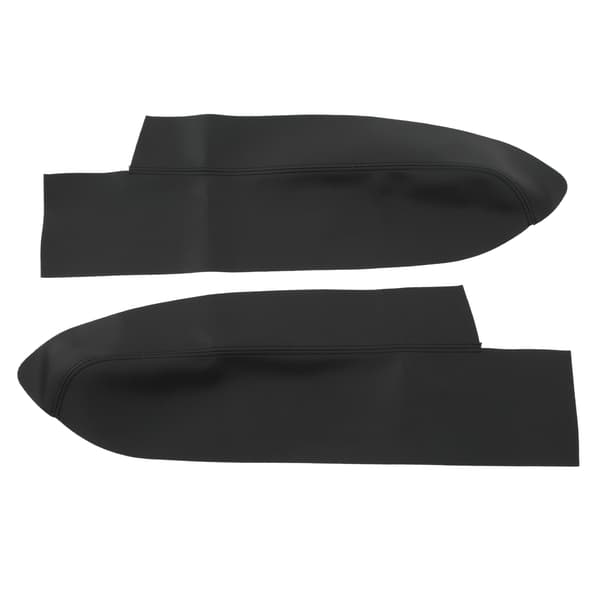 1 par dørpanel armlene deksel mikrofiber skinn bil interiør tilbehør erstatning for CRV 2007-2011 Svart