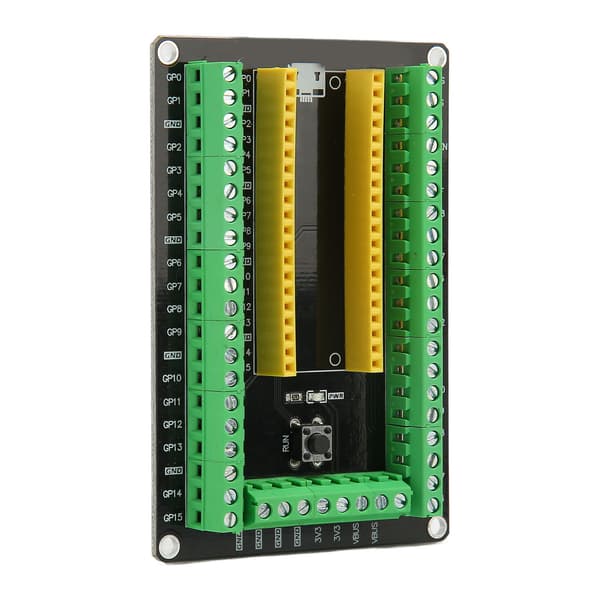 Laajennuslevy Raspberry Pi Pico -kehityslevolle, GPIO-liitäntälohkon irrotuslevy