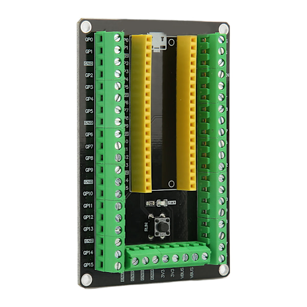 Udvidelseskort til Raspberry Pi Pico Udviklingskort til GPIO Terminalblok Breakout Board
