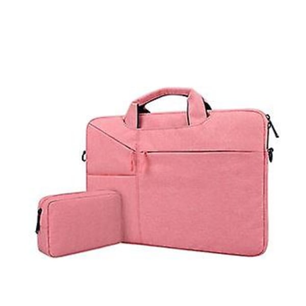 Laptopväska Vattentät Slitstark Med Adapterväska 15.6 &#39;&#39; | Rosa | 405 X 295 X 30 Mm