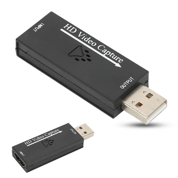 USB 2.0 HDMI Video Capture Card Live Broadcast Recording Box OBS-stöd