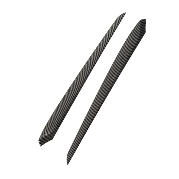 2 STK ABS Karbonfiber Innvendig Armlen Panel Trim Deksel Erstatning for Tesla Model 3