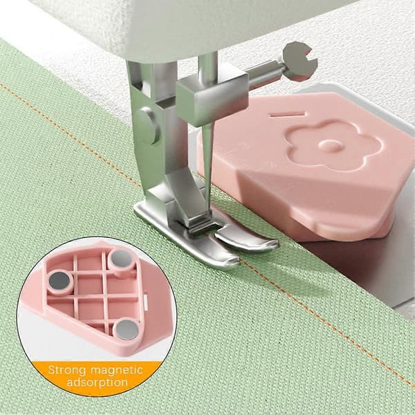 Magnetisk sømguide til symaskinebrug Multifunktionelt stærkt magnetisk positioneringsværktøj Green 3pcs