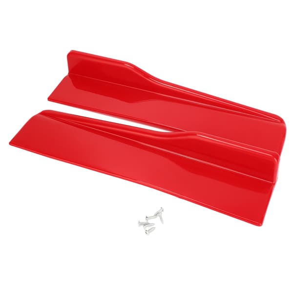 2 stk. bilsideskørt Anti-ridse Universal Winglets Diffuser Splitter til biler