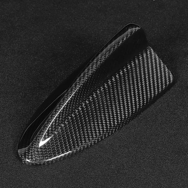 Tørr karbonfiber haifinne antennedeksel passer til X1 X3 X5 X6 E70 E71