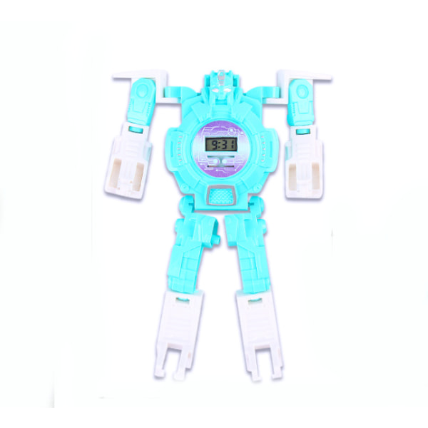 Elektronisk deformation til børneur Robotlegetøj (Robot Watch Box - Grøn),
