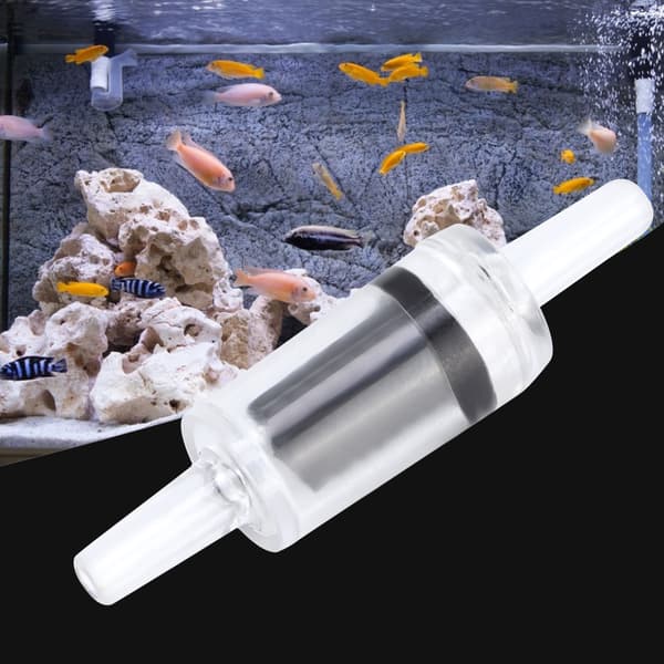 20 Stk. Plastik Vand Kontraventiler Stopventiler til Akvarium Luftpumpe Sort