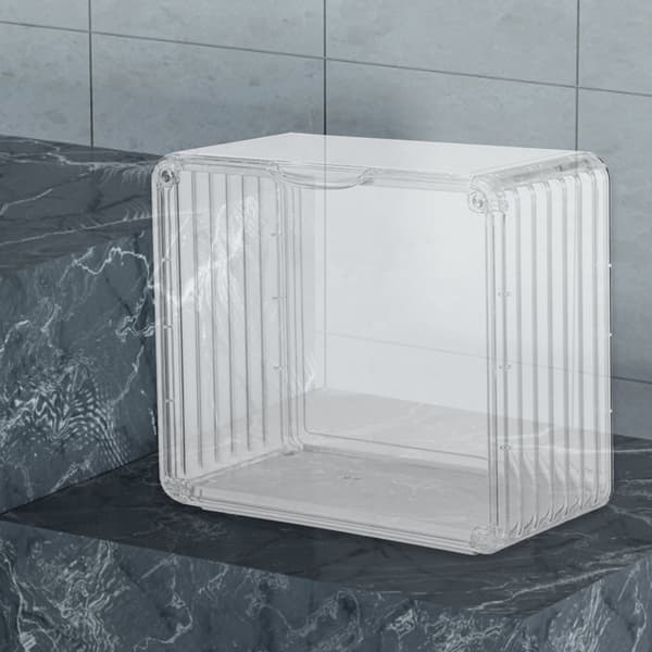 Magnetisk Dörr Transparent Förvaringsskåp Garderob Organizer Väska