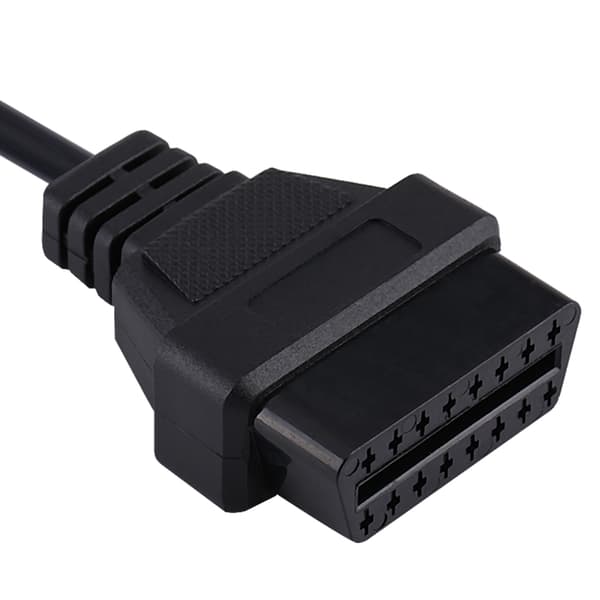 10-pin til 16-pin OBD2 Adapter Diagnostisk Kabel til ICMD Motorcykel