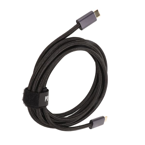 Typ C Snabbladdningskabel 140W Stöder USB2.0 10 Gbps Överföring PD3.1 Snabbladdningskabel Bärbar för Kontor Resor 200cm