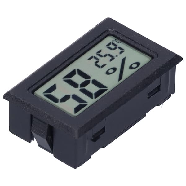 Digitalt Display ABS Indendørs Termometer til Smart Home FY11001 Sort