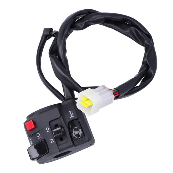 7/8 tommers motorsykkel styreswitch hornknapp frontlys blinklys tåkelys kontroller