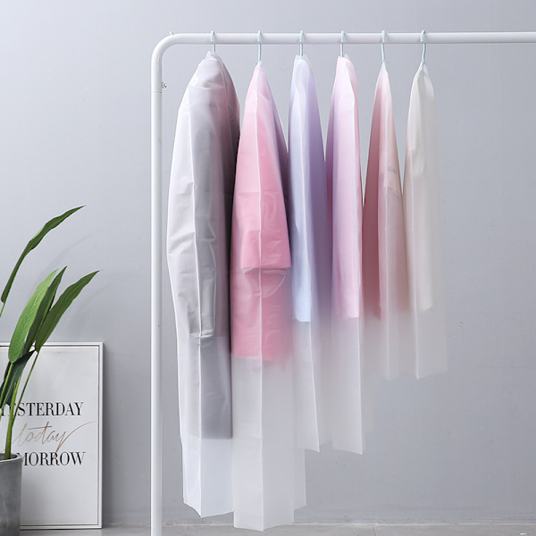 5kpl Vaatteiden säilytyspussi, vaatteiden cover, pestävä puvun pölypussi, kotitalousvaatteiden ripustuspussi, läpinäkyvä ympäristönsuojelupäällinen ( cover