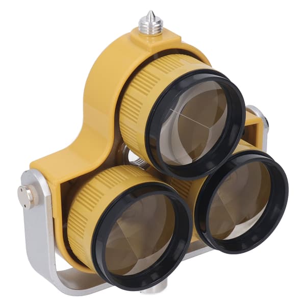 Trippelprisme 64mm Effektiv Diameter 0mm eller 30mm Offset Optisk Glas 64 Lys Totalstationsmålingsprisme