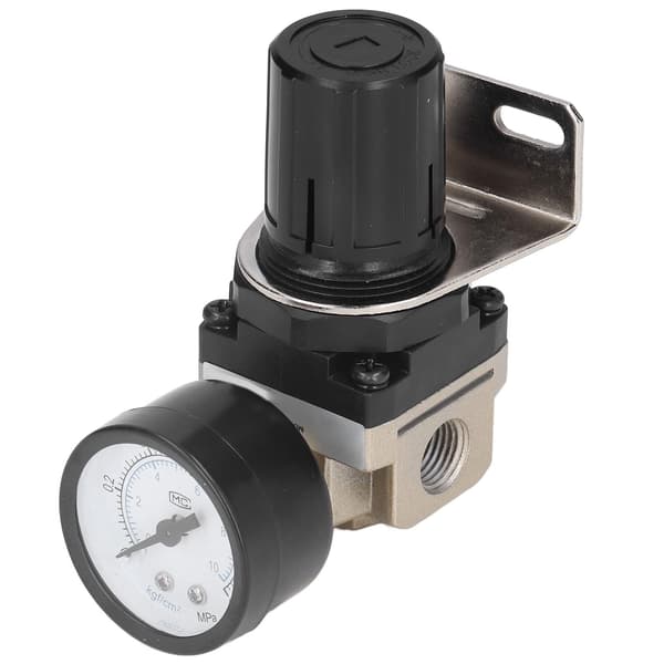 AR2000 02 G1 4 Lufttrycksregulator 0,05 0,85 MPa Justerbar Kontrollventil med Mätare
